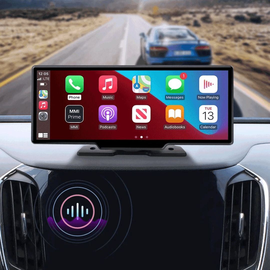מסך חכם לרכב "10.26 - חווית נהיגה חכמה עם CarPlay אלחוטי ומצלמה קדמית! | מסך מולטימדיה לרכב | אוזו - שופ