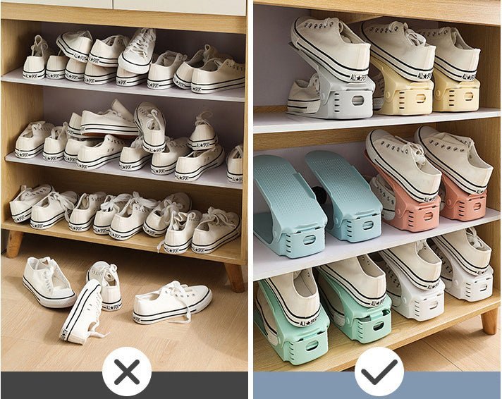 ארגוניות אחסון לנעליים StepSmart | Adjustable Shoe Organizer | אוזו - שופ