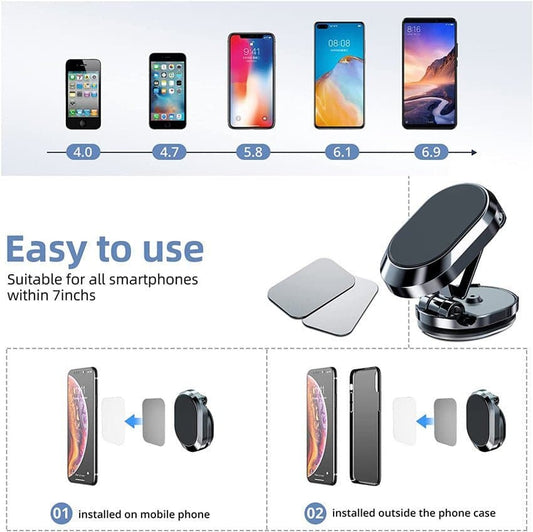 DriveEasy מעמד סמארטפון משופר לרכב | Phone Holders & Mounts | אוזו - שופ