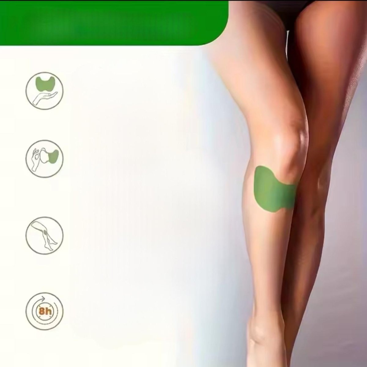 פאצ׳ים לברך להקלה מיידית לכאבי ברכיים - 60 יח׳ | בריאות | אוזו - שופ