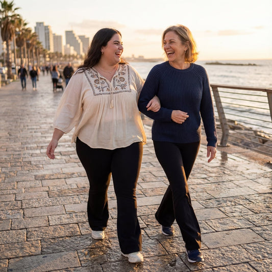 השילוב המושלם בין סטייל ונוחות: מכנסי Flare מחטבים | השילוב המושלם בין סטייל ונוחות: מכנסי Flare מחטבים | אוזו - שופ