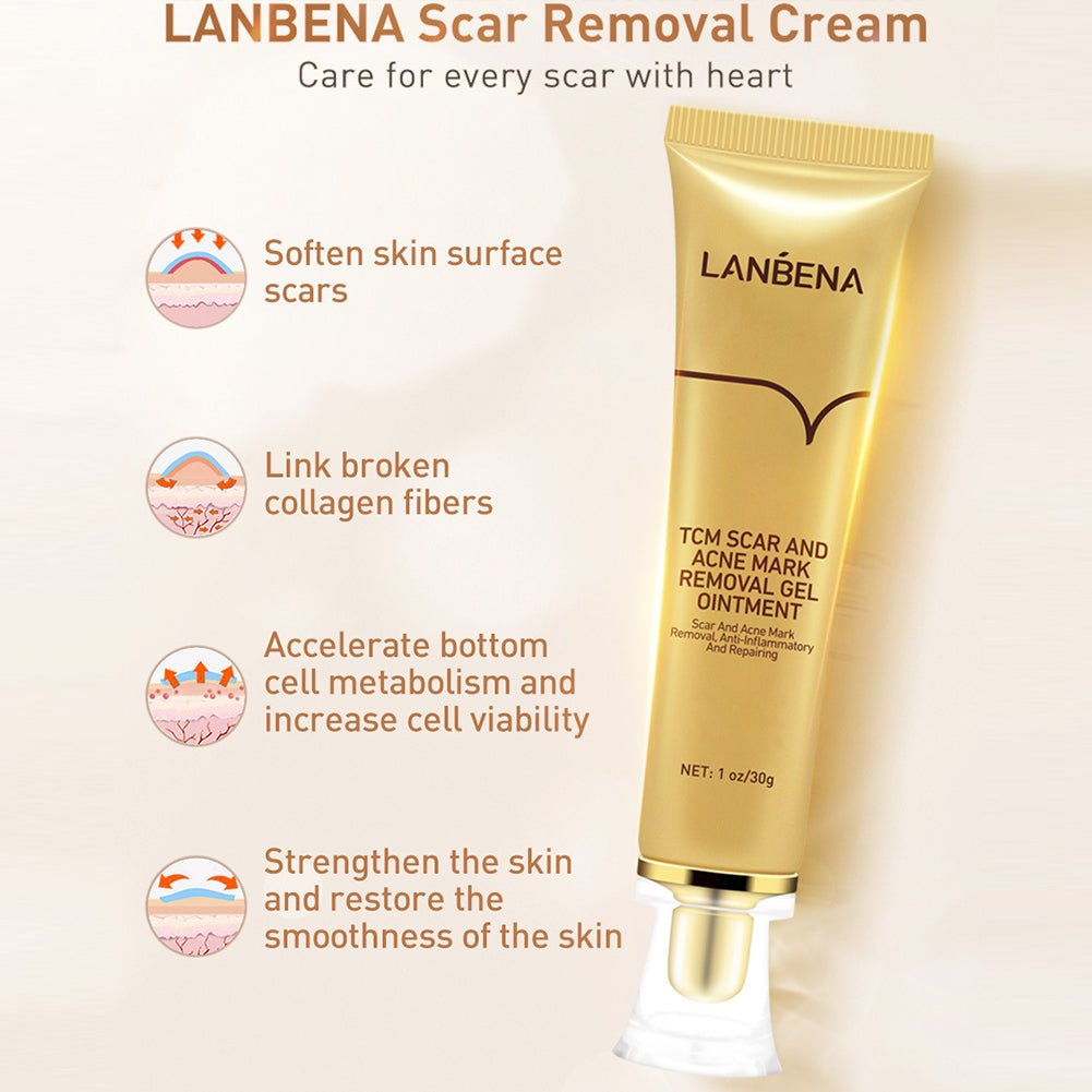 קרם ג'ל להסרת צלקות מהעור - LANBANA | | אוזו - שופ