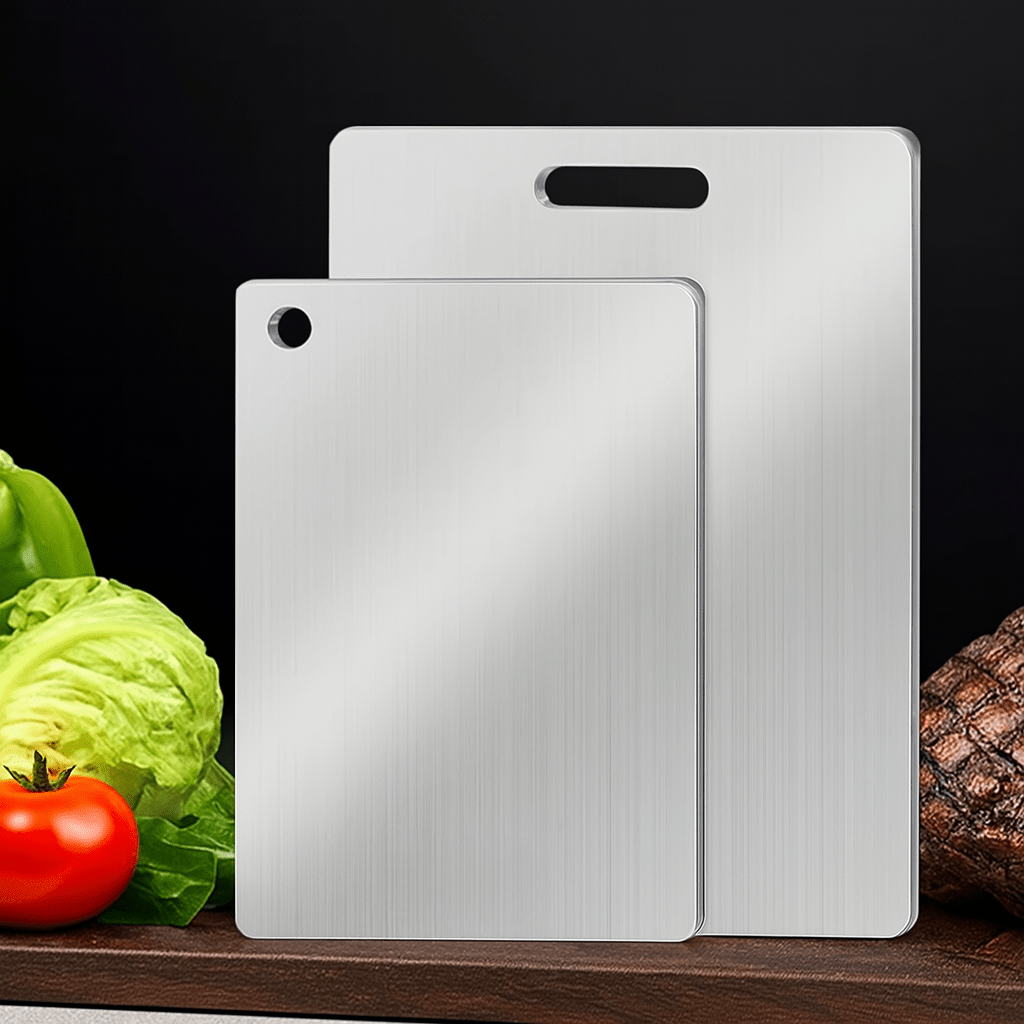 לוח חיתוך מנירוסטה - 2יחידות | | אוזו - שופ