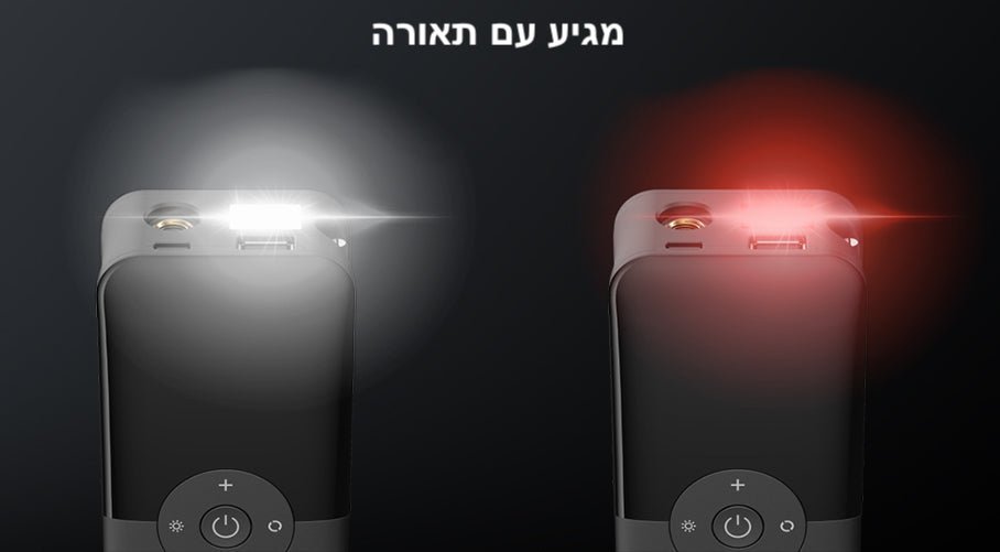 משאבה ניידת עוצמתית לניפוח צמיגים AirMaster | Tire Inflator | אוזו - שופ