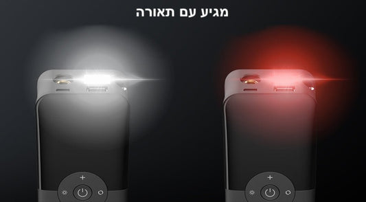 משאבה ניידת עוצמתית לניפוח צמיגים AirMaster | Tire Inflator | אוזו - שופ