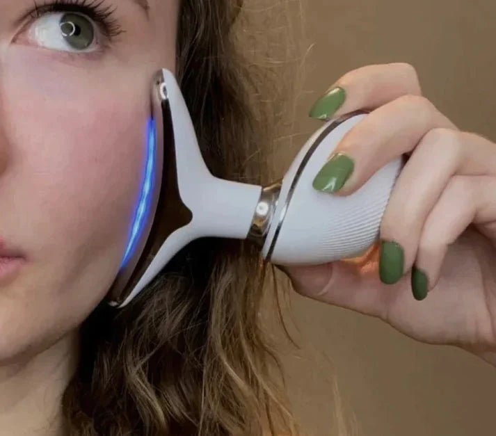 מכשיר עיסוי להרמה וחיטוב של הפנים | Face Neck Lifting | אוזו - שופ