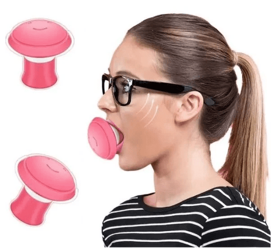 מכשיר לאימון וחיטוב קווי לסת והרמת הפנים - 2 יחידות | Jaw Line V Shape Exerciser | אוזו - שופ