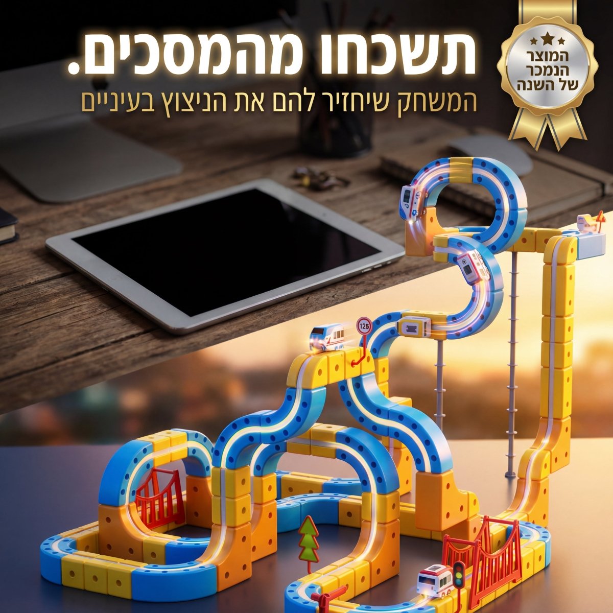 מסלול המרוצים המגנטי שנלחם בכוח הכבידה | מסלול המרוצים המגנטי שנלחם בכוח הכבידה | אוזו - שופ