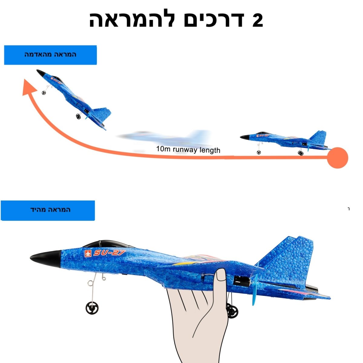 מטוס מרחף על שלט AirWing | Remote Control airplane | אוזו - שופ