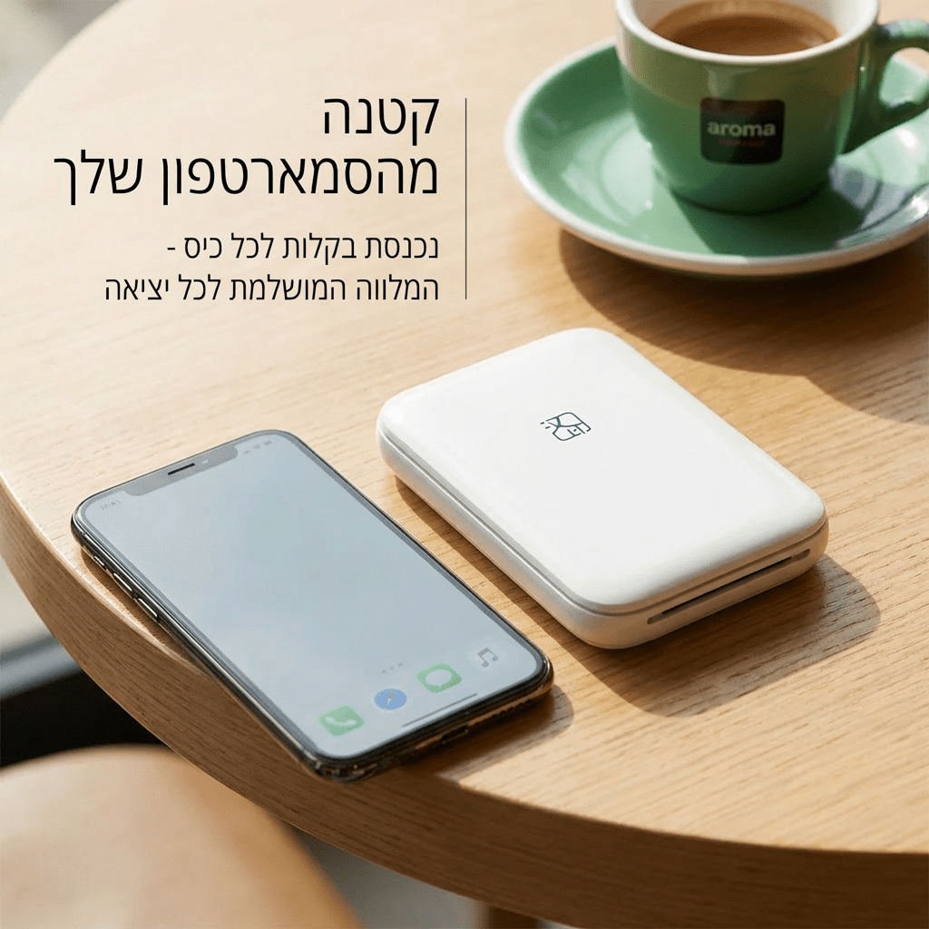 מדפסת תמונות כיס חכמה (הדפסה ללא דיו) וניירות צילום דביקים | | אוזו - שופ