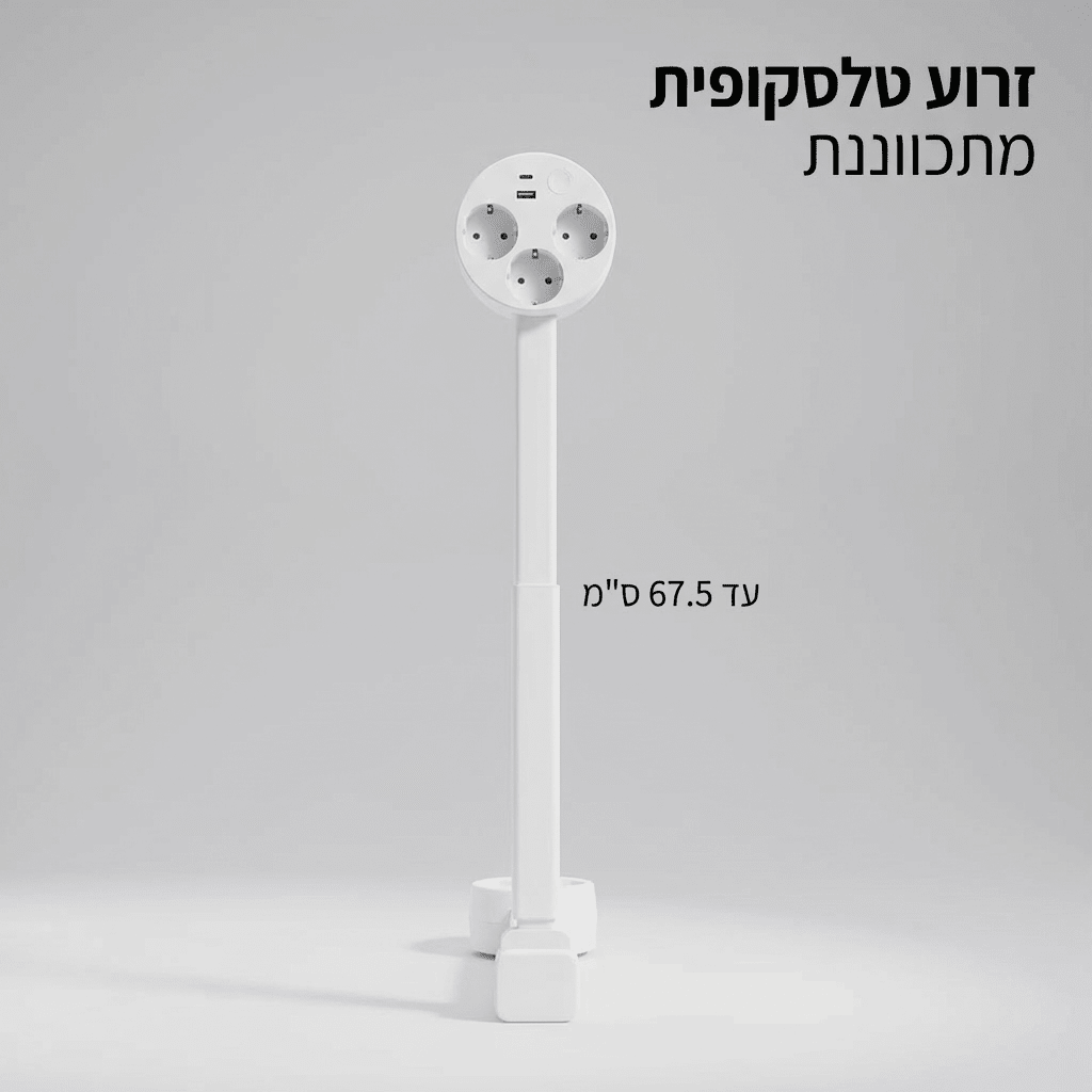 מפצל שקע טלסקופי חכם | מפצל שקע טלסקופי חכם | אוזו - שופ