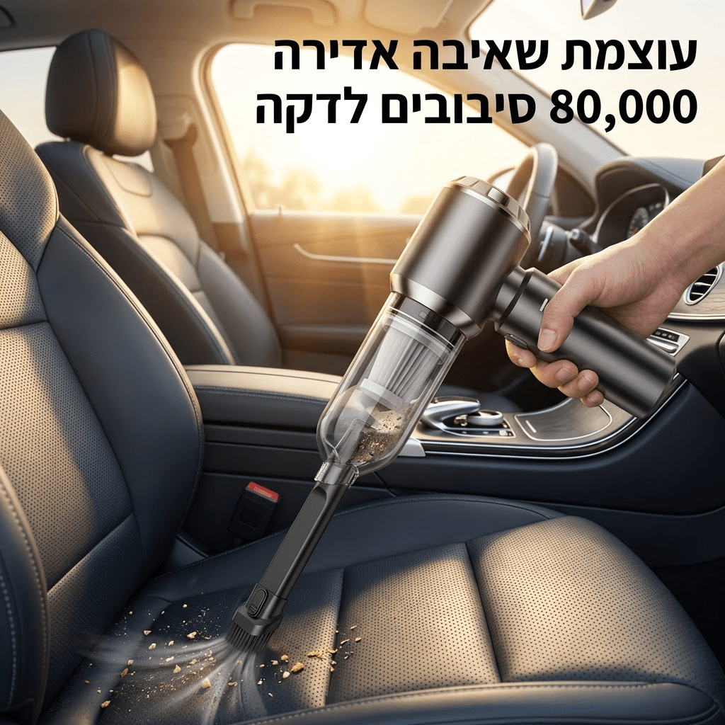 שואב אבק עוצמתי אלחוטי לרכב ולבית | שואב אבק עוצמתי אלחוטי לרכב ולבית | אוזו - שופ
