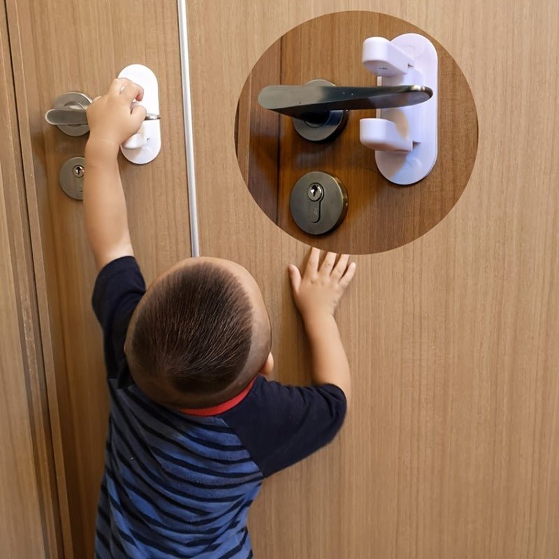 רביעיית מנעולי בטיחות לידית הדלת | Door Lever Lock | אוזו - שופ
