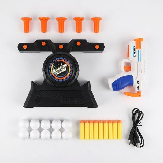 ערכת קליעה למטרה אלקטרונית עם כדורים מרחפים - Hover Shot | ערכת קליעה למטרה אלקטרונית עם כדורים מרחפים - Hover Shot (דגם זוגי נטען) | אוזו - שופ