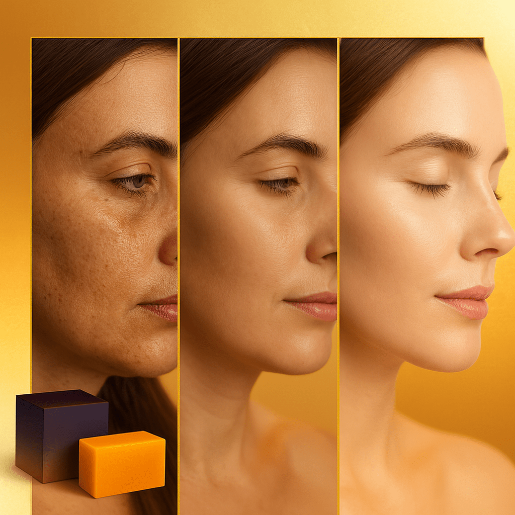 סבון להסרת כתמים כהים – עם חומצה קוג'יק | סבון להסרת כתמים כהים | אוזו - שופ