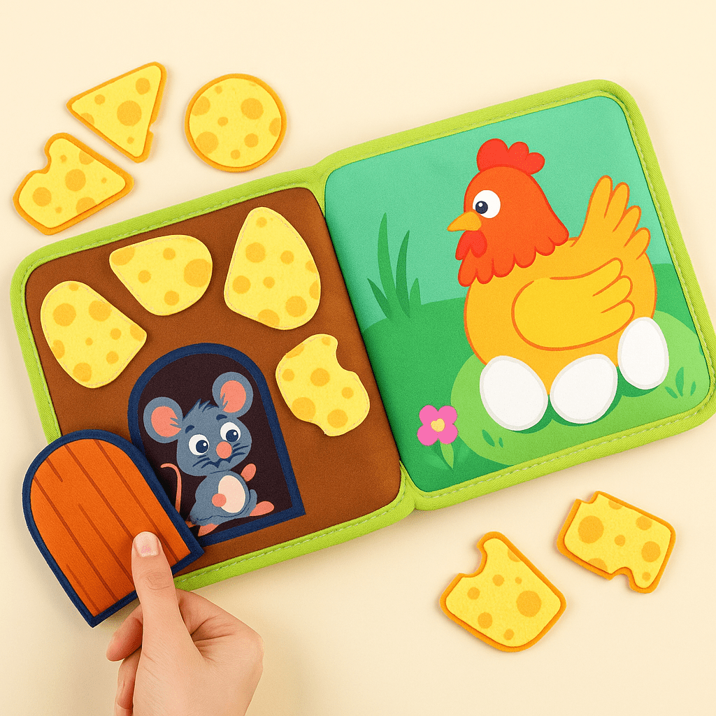 ספר חיות אינטראקטיבי לפעוטות | ספר חיות אינטראקטיבי לפעוטות | אוזו - שופ