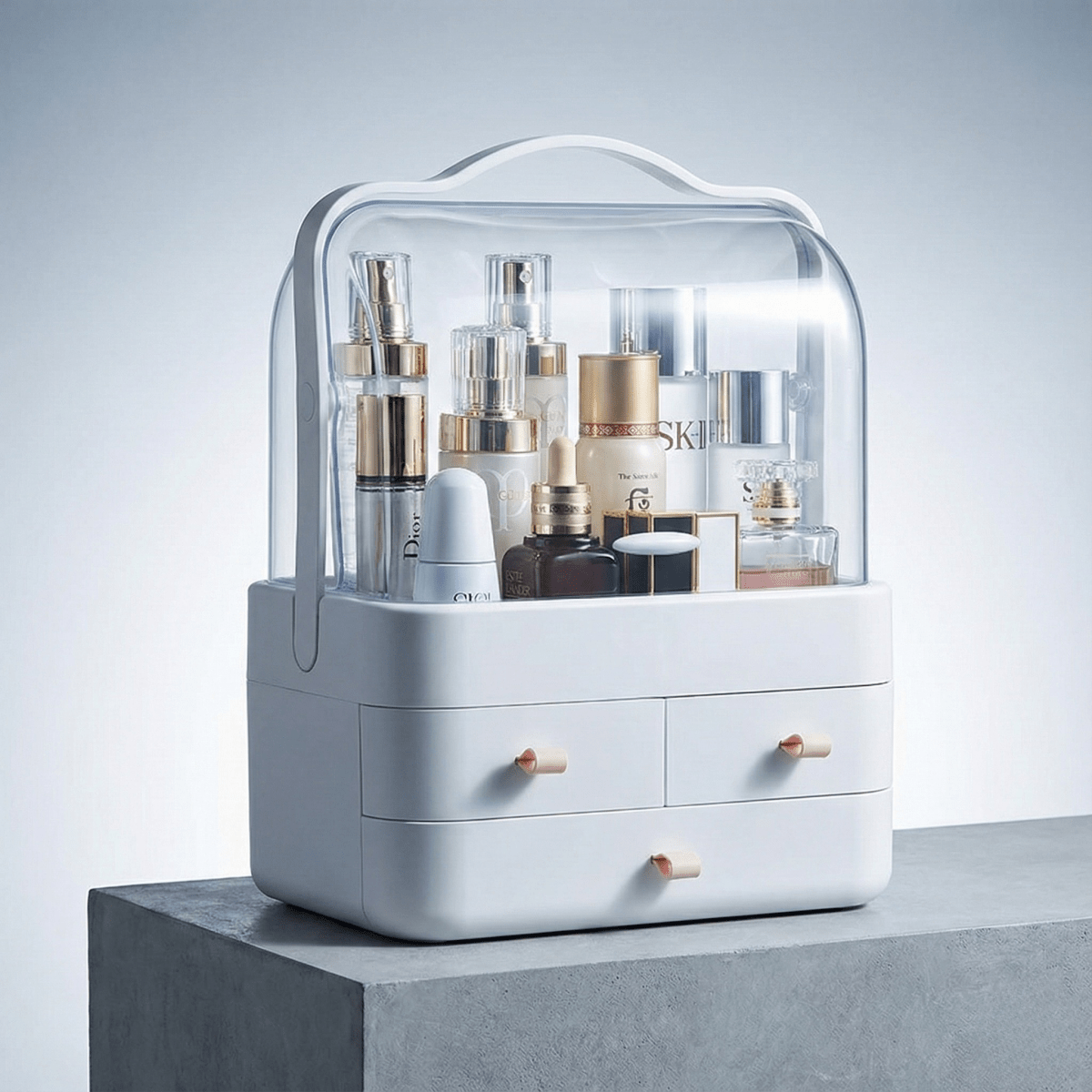 שידת אחסון רב - תכליתית לאיפור ובישום | שידת אחסון רב - תכליתית לאיפור ובישום | אוזו - שופ