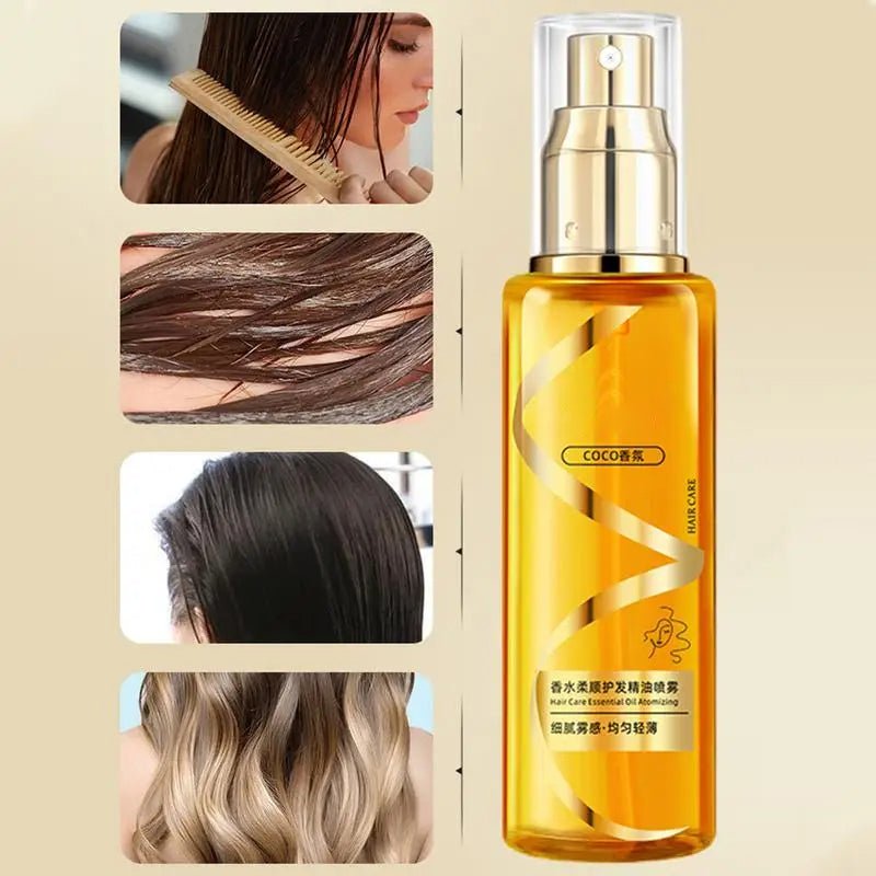 שמן הזנה לטיפוח וחיזוק השיער | Hair Oil Spray | אוזו - שופ