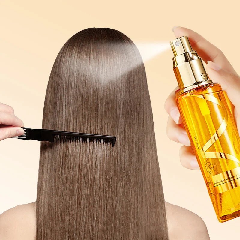 שמן הזנה לטיפוח וחיזוק השיער | Hair Oil Spray | אוזו - שופ