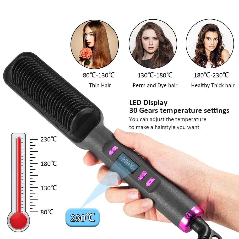 SmoothStyle מברשת להחלקת השיער | Hair Straightener | אוזו - שופ