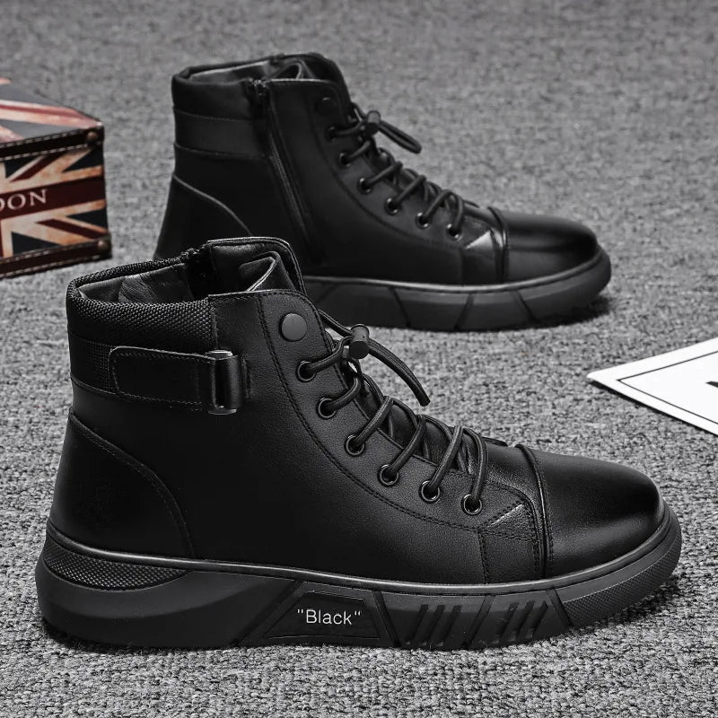 סניקרס גבוהות אלגנטיות לגבר GentleStride | Men's Sports Shoes | אוזו - שופ