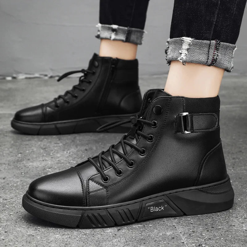 סניקרס גבוהות אלגנטיות לגבר GentleStride | Men's Sports Shoes | אוזו - שופ