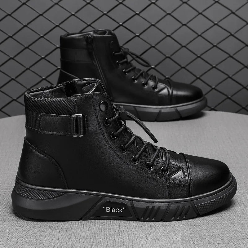 סניקרס גבוהות אלגנטיות לגבר GentleStride | Men's Sports Shoes | אוזו - שופ