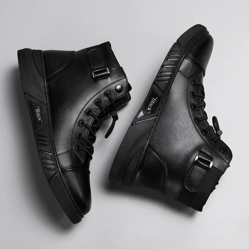 סניקרס גבוהות אלגנטיות לגבר GentleStride | Men's Sports Shoes | אוזו - שופ